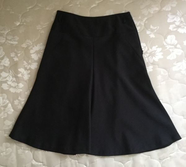 台形スカート（黒）_画像1
