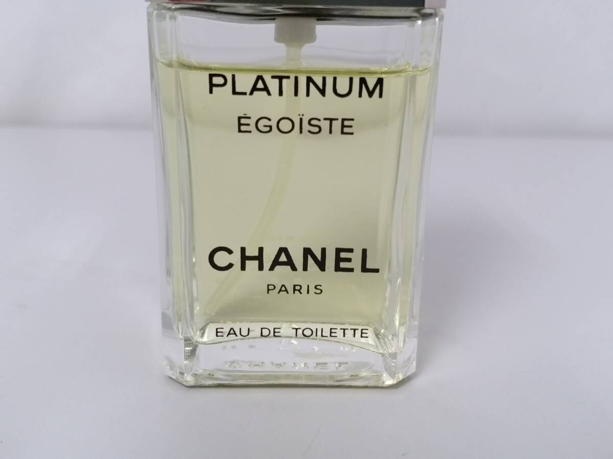 【美品】CHANEL シャネル EGOISTE PLATINUM エゴイスト プラチナム オードゥトワレット 50mlボトル 香水/フレグランス/02SH021109_画像2