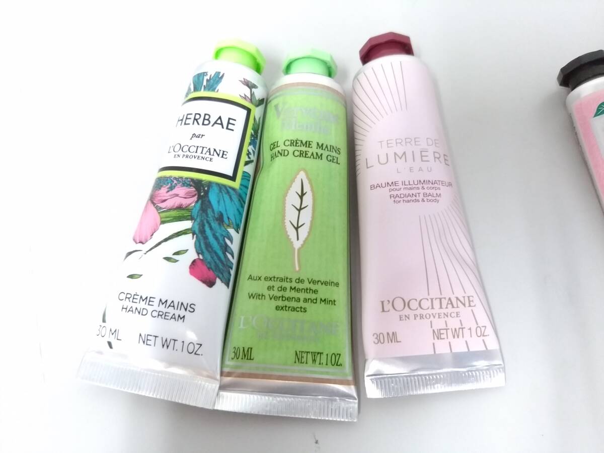 【新品含む】L'OCCITANE ロクシタン ハンドクリーム 計7点セット/テールドルミエール/RS ローズ/AD アーモンド/PN ピオニー他/LNJ9_画像2