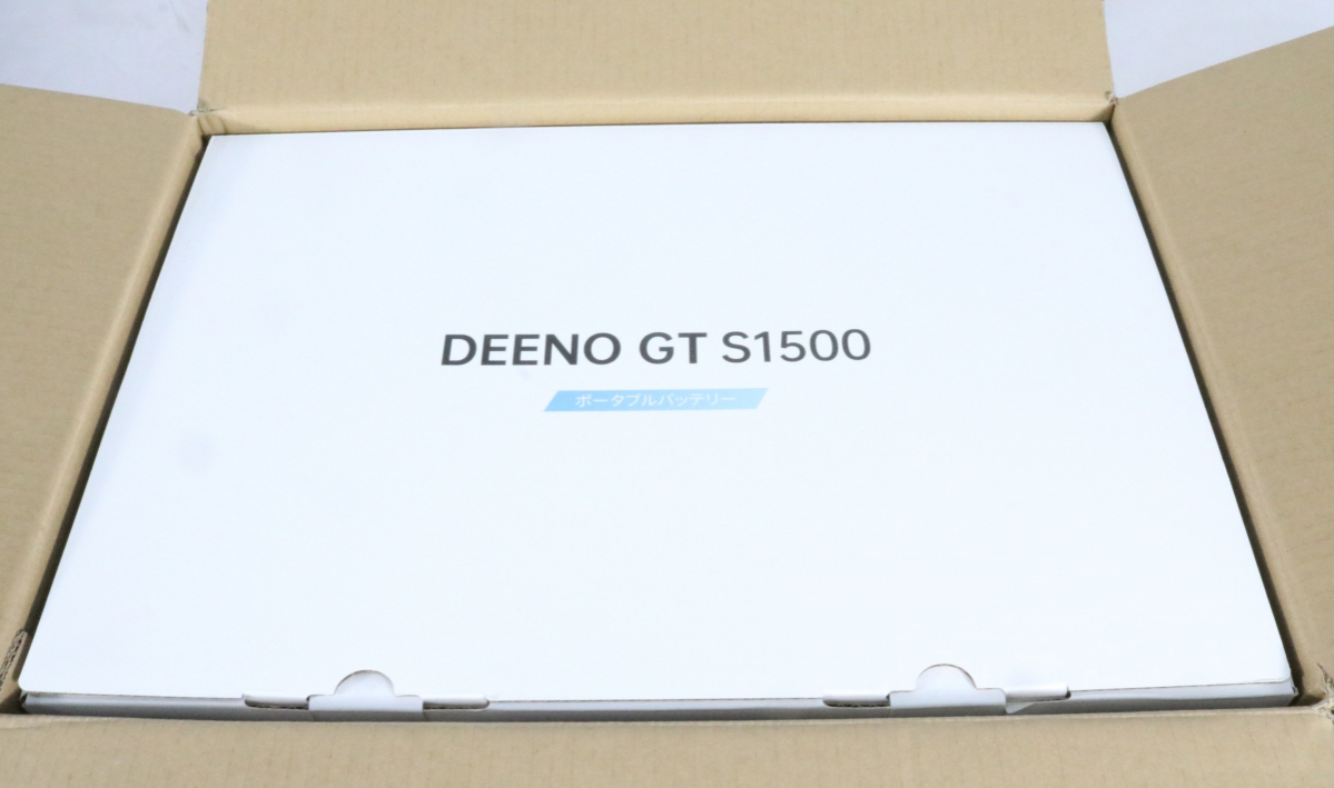 【ト滝】未使用 美品 DENNO GT S1510 ポータブル電源 100V~50Hz/60Hz持続1500W（ピーク3000W）純正弦波 DE855DEW93_画像2