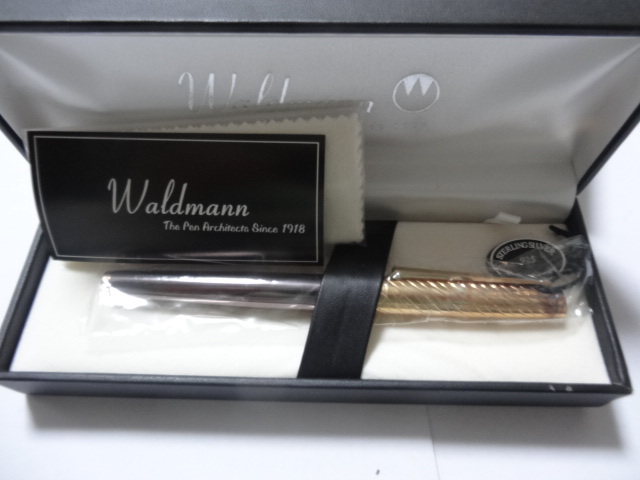 Waldmann ヴァルドマン 純銀万年筆 M