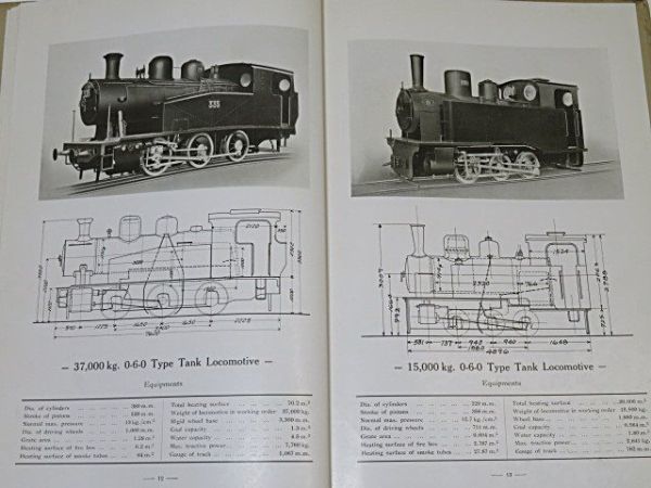 戦前？　汽車製造会社　蒸気機関車　カタログ　1冊　英文◆鉄道関係者所有品_画像8