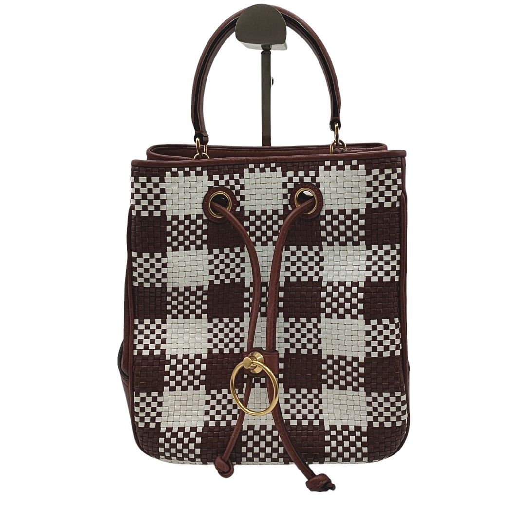 【中古美品】MULBERRY マルベリー　Hampstead ハムステッド　2wayトートバッグ　バケットバッグ　ショルダーバッグ　チェック_画像2