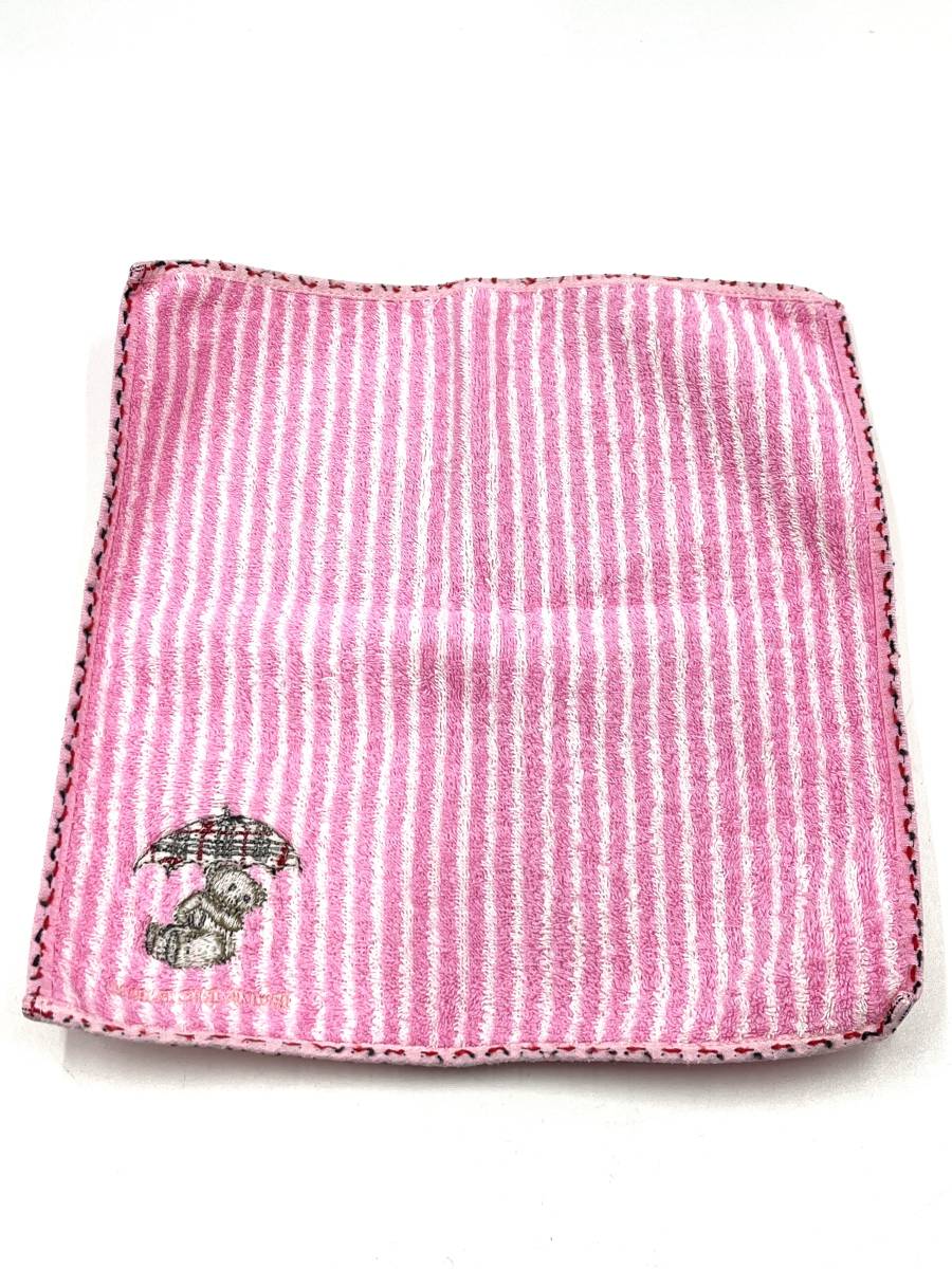 BERBERRY Burberry носовой платок Mini полотенце медведь Bear - вышивка 23×23