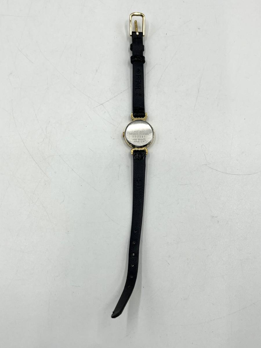 電池切れ】SEIKO セイコー 1400-0500 クォーツ腕時計 ゴールド 電池切れ】SEIKO セイコー 1400-0500 クォーツ腕時計 ゴールド