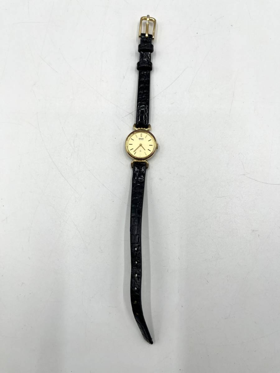 電池切れ】SEIKO セイコー 1400-0500 クォーツ腕時計 ゴールド 電池切れ】SEIKO セイコー 1400-0500 クォーツ腕時計 ゴールド