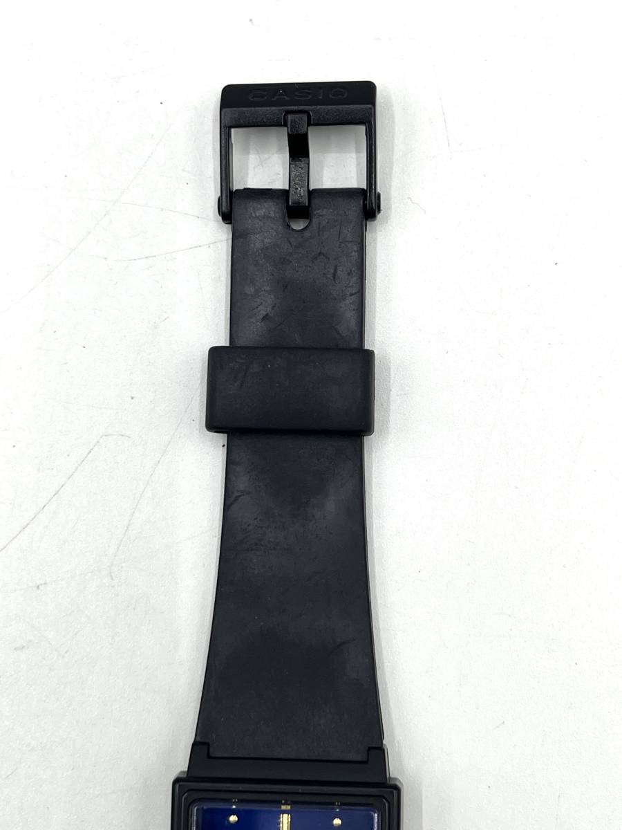 【電池切れ】CASIO　カシオ　MO-38　スクエア　ユニセックス　ブラック　クォーツ腕時計　②