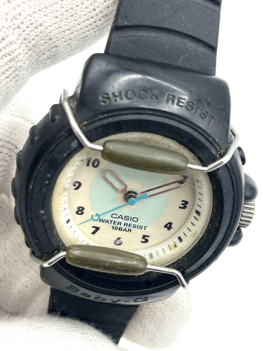 【電池切れ】CASIO カシオ Baby-G ベビージー BG-10 腕時計 クオーツ アナデジ ケース：3.8 の画像1