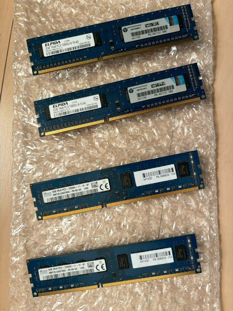 DDR メモリー 4枚 全部で12 GB セット 送料無料の画像1