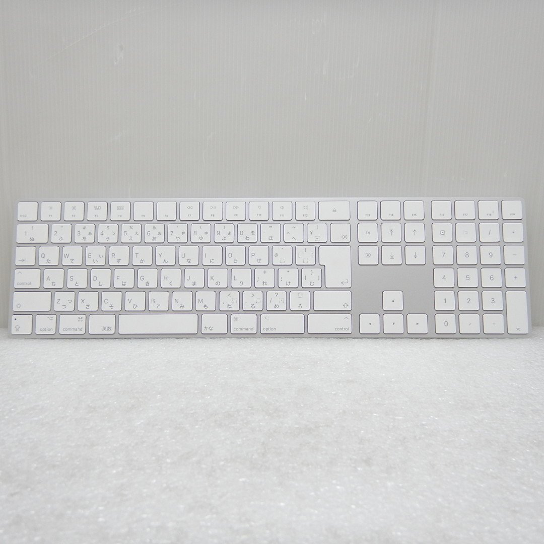 【中古】★送料無料★ Apple Magic Keyboard テンキー有日本語マジックキーボードA1843 マジックマウス2 A1657 セット 057_画像2
