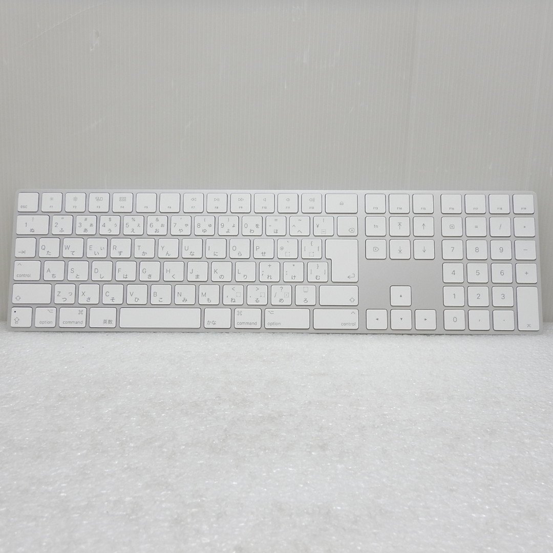 【中古】★送料無料★ Apple Magic Keyboard テンキー有日本語マジックキーボードA1843 マジックマウス2 A1657 セット 072_画像2