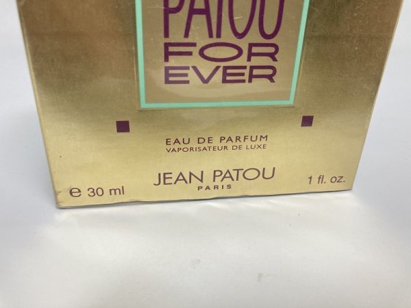 未使用 新品 JEAN PATOU ジョンパトゥ FOR EVER オードパルファム 30ml 0221_画像2