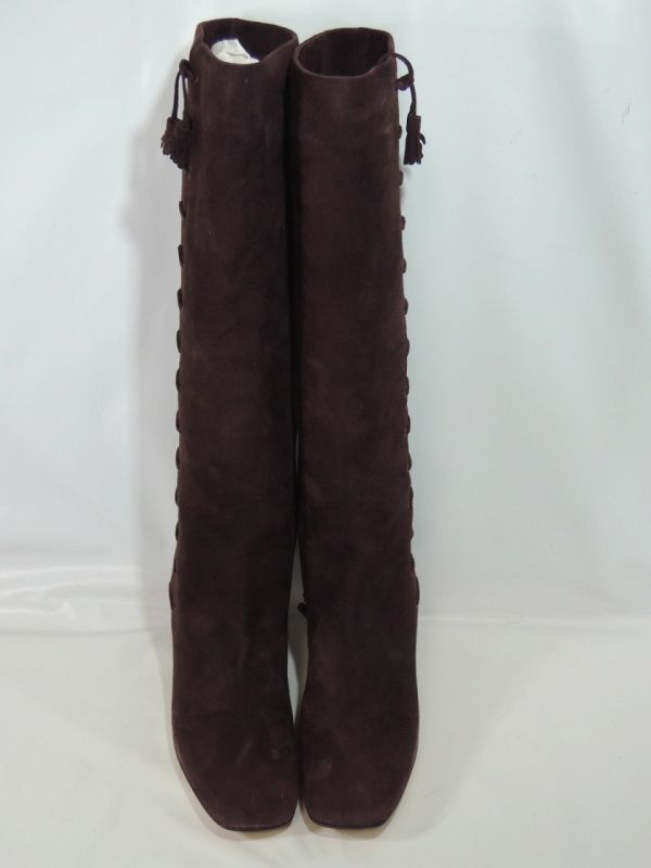  unused storage goods BROUNOMAGLI Bruno Magli suede side ribbon long boots size 39 regular price 152,000 jpy 0210