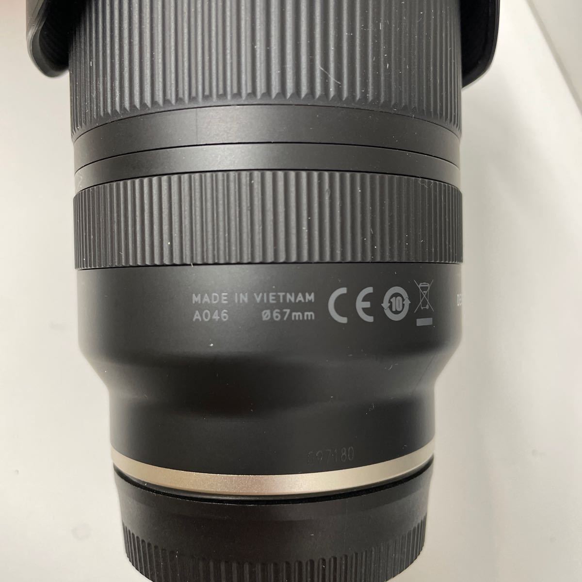 A2147/【中古品】TAMRON タムロン 28-200mm F2.8-5.6 Di III RXD Model A071 ソニーE カメラ レンズ　箱付き 保証書 アウトドア 一眼_画像6