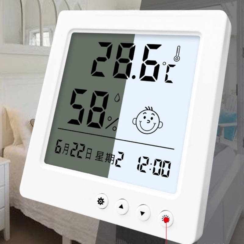 温湿度計　アラーム機能付き　湿度計　温度計　デジタル　時計　コンパクト_画像5