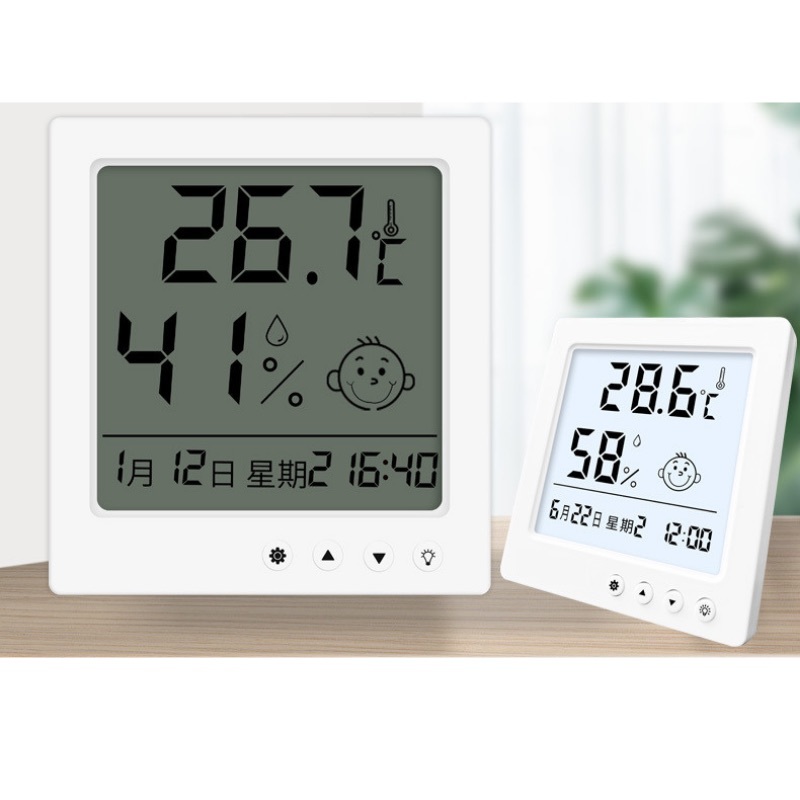 温湿度計　アラーム機能付き　湿度計　温度計　デジタル　時計　コンパクト_画像4