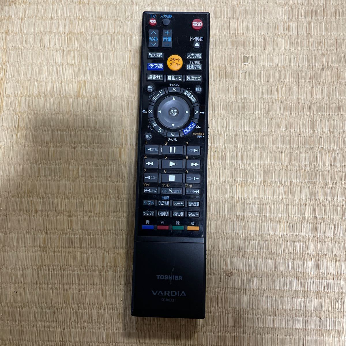 訳あり 動作確認済み【TOSHIBA】◆SE-R0331◆TV テレビリモコン 東芝_画像1