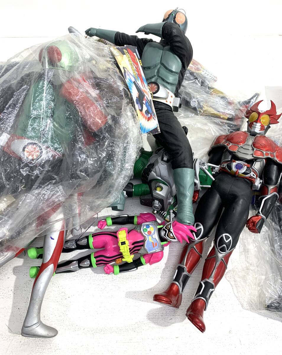 【ジャンク品/140】特撮 仮面ライダー ウルトラマン ソフビ 人形 まとめ セット 現状販売_画像3