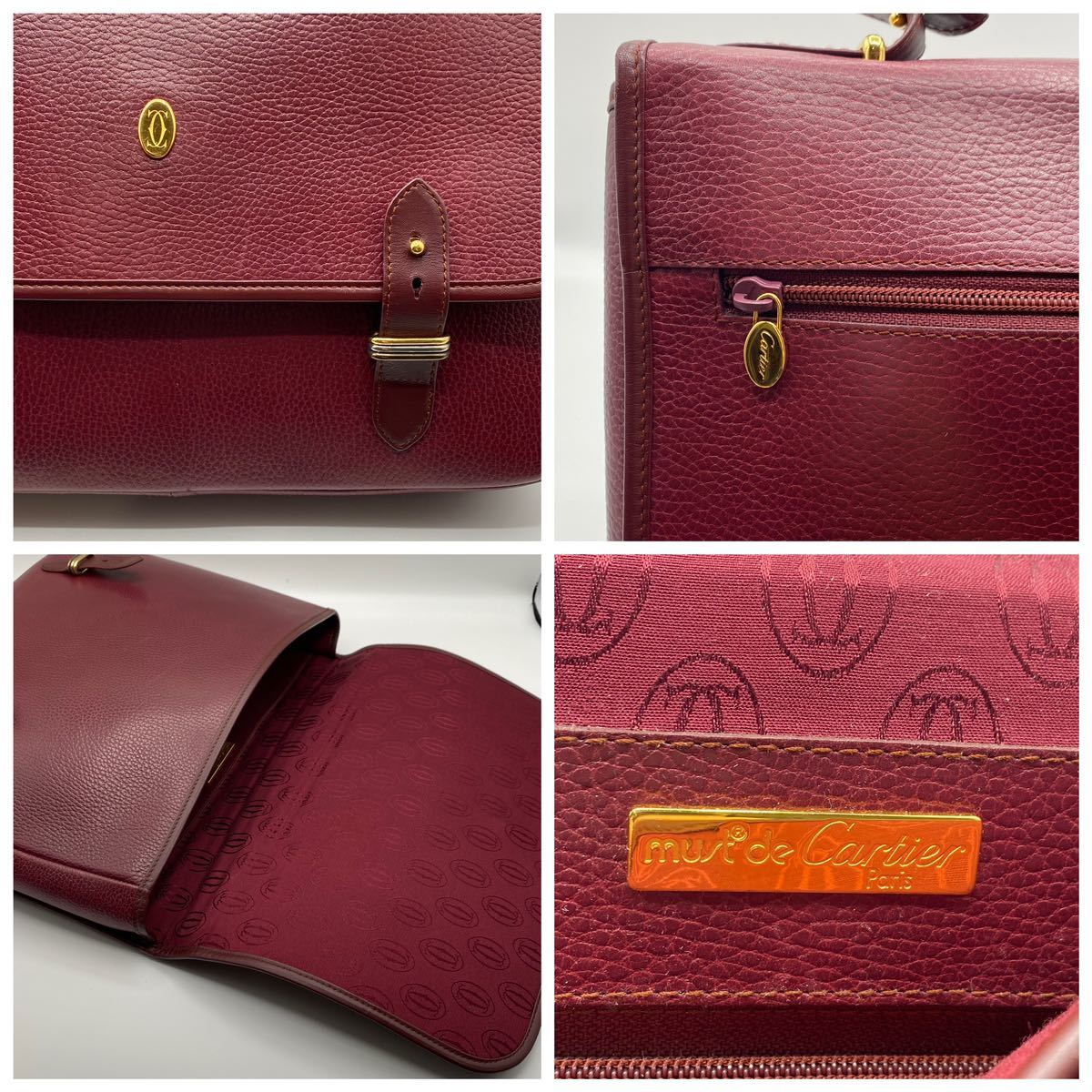 1円〜【極美品】カルティエ Cartier ブリーフケース ビジネス 1円〜【極美品】カルティエ Cartier ブリーフケース ビジネス