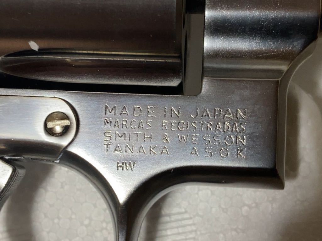 激レア！ タナカ S&W M629 6.5インチ ステンレスジュピターフィニッシュ M29 Nフレーム 純正木製グリップ付き_画像3