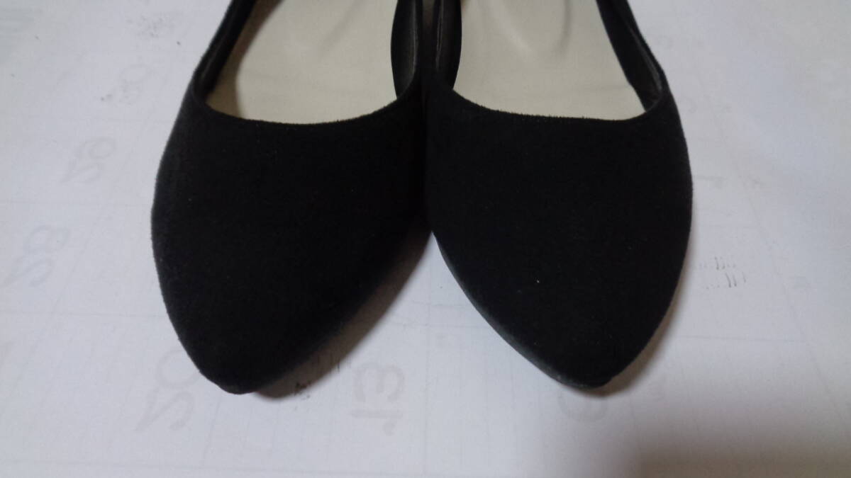  beautiful goods Style JELLY BEANS black low heel shoes made in Japan 24