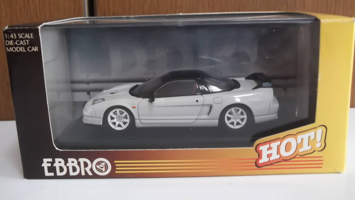 エブロ　1/43　ホンダ　NSX　タイプＲ　ホワイト_画像1