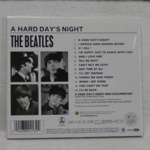 ＜新品未開封＞ ザ・ビートルズ　 THE BEATLES /　A HARD DAY'S NIGHT　 (紙ジャケット リマスター盤 ドキュメント映像）　輸入盤_画像6