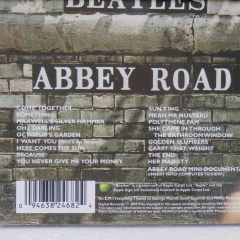 ＜新品未開封＞ ザ・ビートルズ THE BEATLES / ABBEY ROAD (紙ジャケット リマスター盤 ドキュメント映像）　輸入盤_画像6