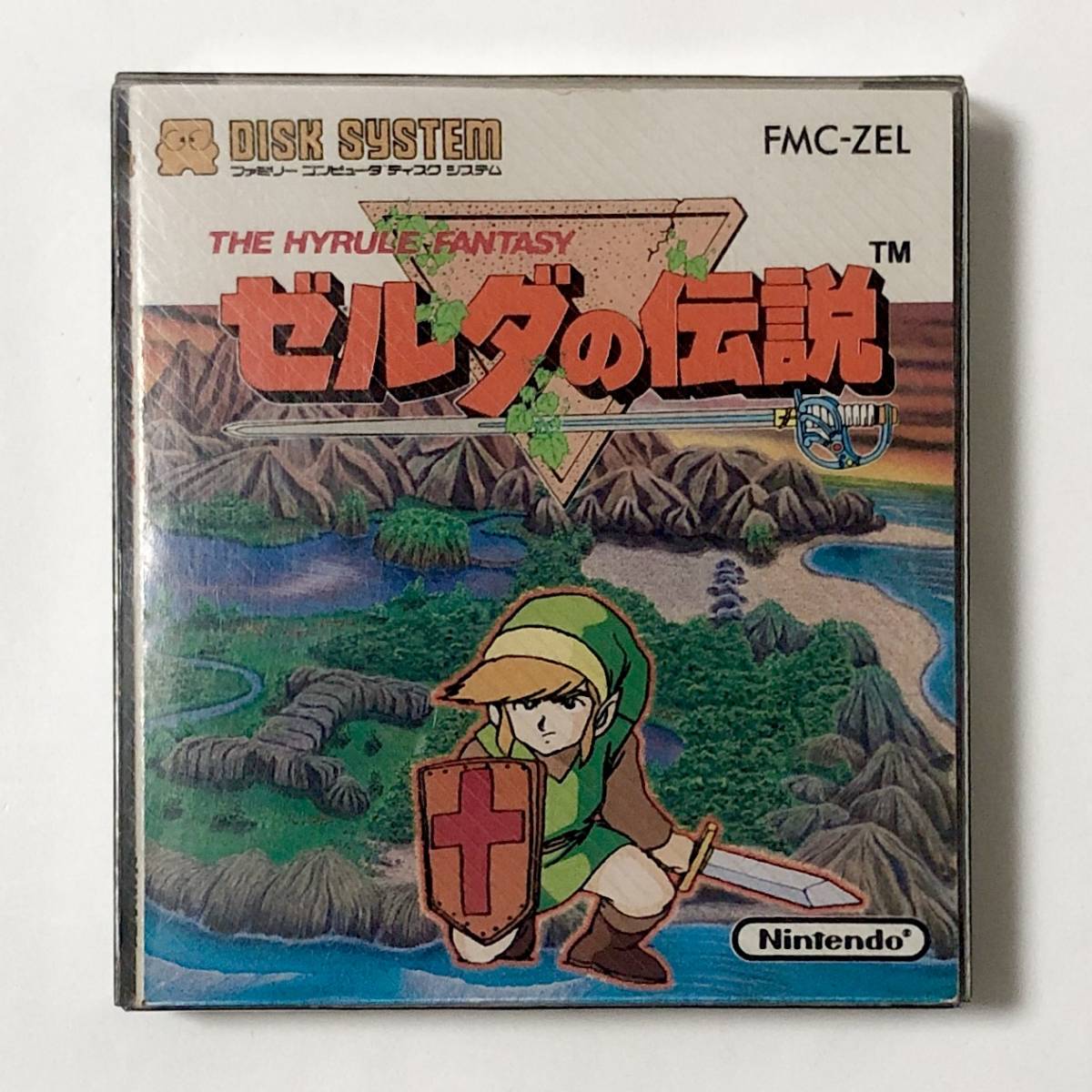 ファミコン ディスクシステム ゼルダの伝説 箱説付き 痛みあり 任天堂 Nintendo Famicom Disk System The Legend of Zelda CIB Testedの画像1