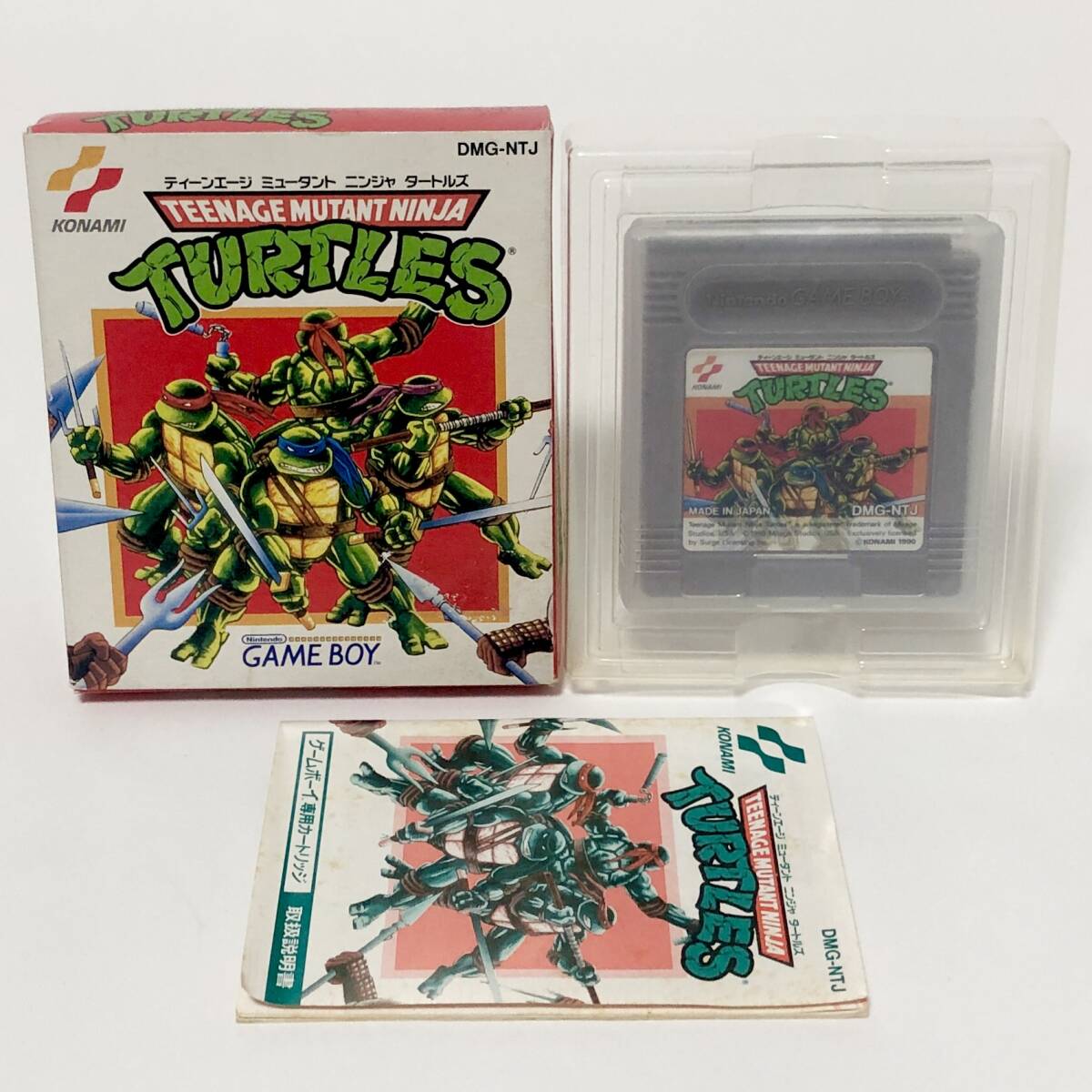 ゲームボーイ TMNT 箱説付き 痛みあり コナミ 動作確認済み Nintendo GameBoy T.M.N.T. Teenage Mutant Ninja Turtles CIB Tested Konami_画像1