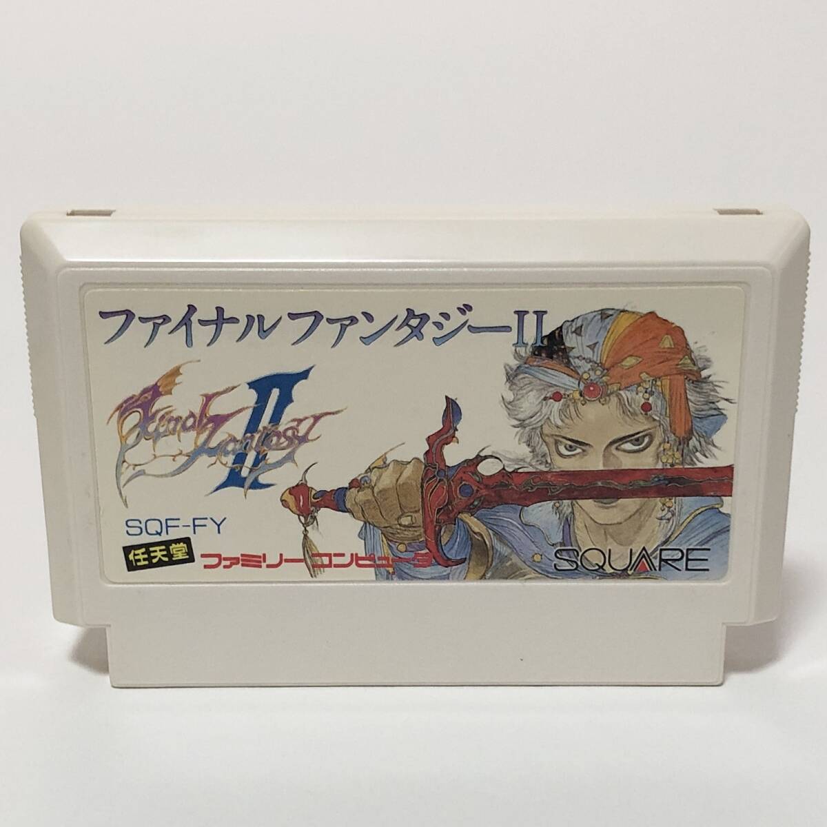 ファミコン ファイナルファンタジーⅡ 箱説付き 痛みあり 動作確認済み スクウェア Nintendo Famicom Final Fantasy Ⅱ CIB Tested Square の画像7