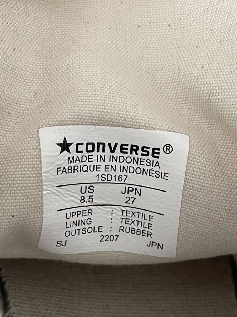 CONVERSE コンバース オールスター US originator HI ネイビー US8.5の画像10