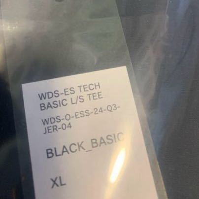 wind and sea ES TECH BASIC L/S TEE BLACK XL