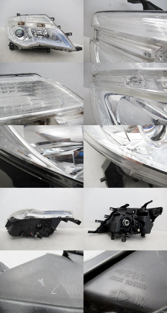 【即決有】 日産 セレナ ハイウェイスター C26 後期 純正 右 ヘッドライト LED KOITO 100-23683 (n092557)_画像2