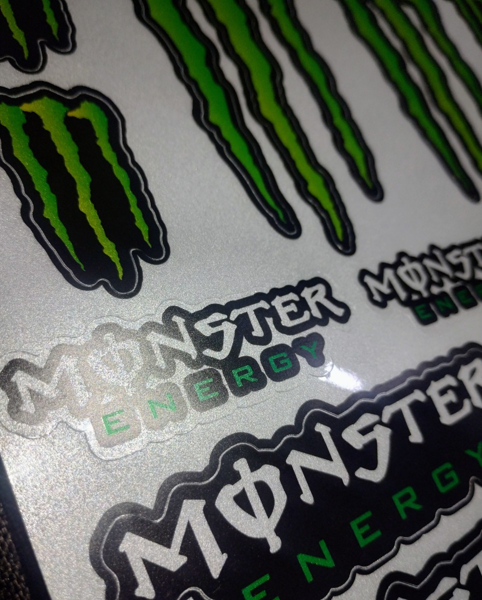 防水反射 ステッカー / モンスターエナジー / バイク / 車 / ストリート バイクステッカー ヘルメットステッカー MONSTER ENERGY MotoGP.の画像6