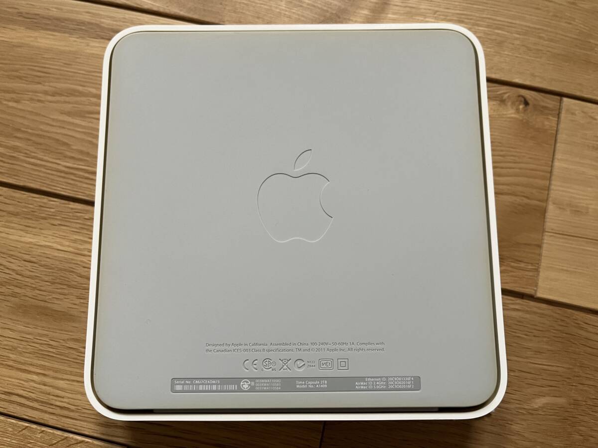 【中古】Apple Time Capsule 2TB A1409 MD032J/A 完全動作品 / AirMac / IEEE 802.11n_画像5