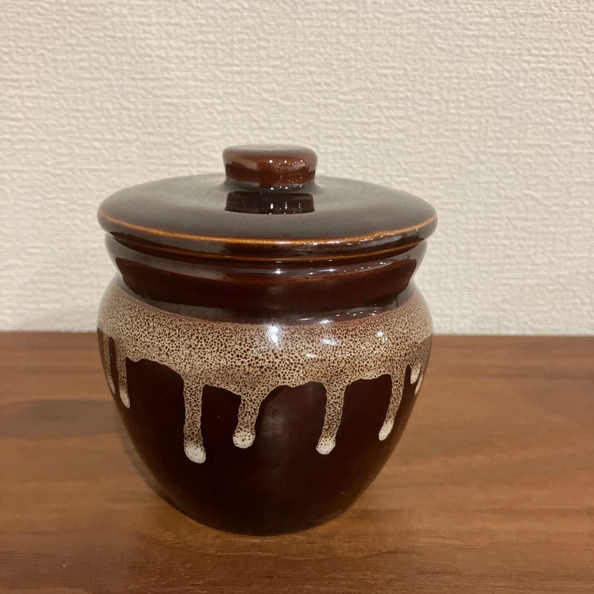 美濃焼　ミニ壺　陶器 蓋付 壺 TAMAKI 保存容器 直径6.8×高さ8.2cm 120ml 日本製 2個セット