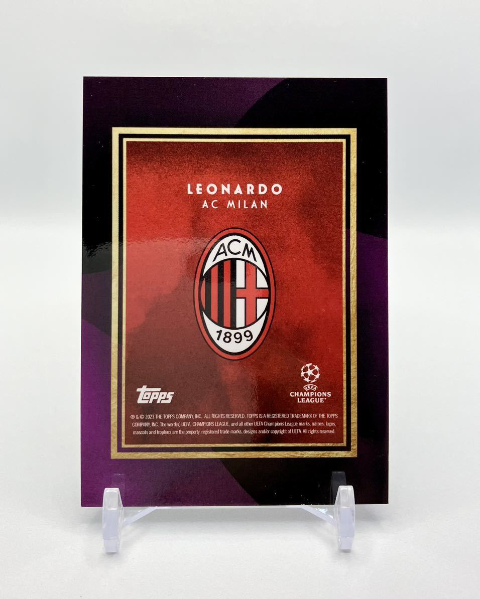 【25枚限定】レオナルド 2023-24 Topps Deco Soccer Leonardo Legends Auto AC Milan 直筆サイン_画像2