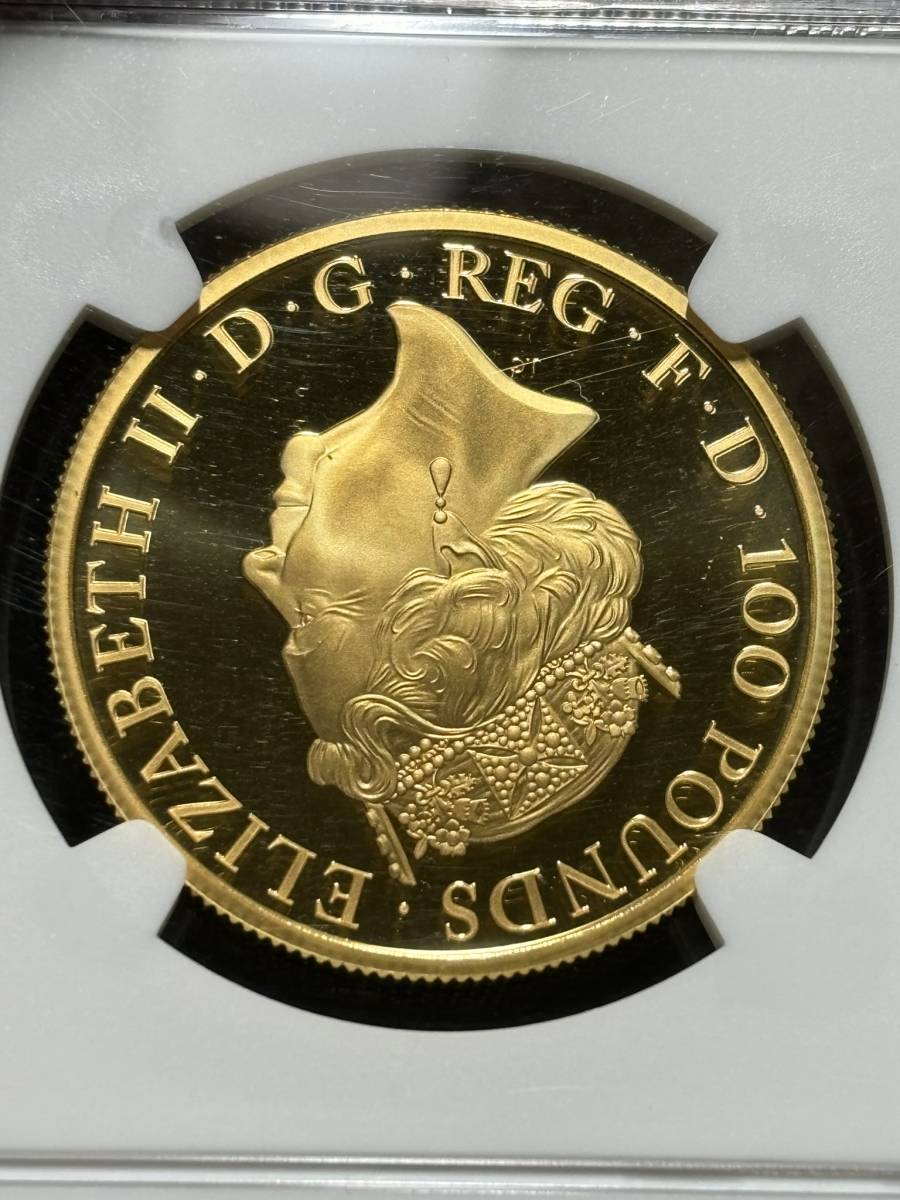 2017年　イギリス　ブリタニア金貨発行30周年記念プルーフ金貨　（1オンス）（PF69UCAM）_画像8