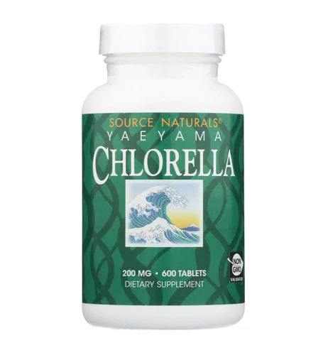 [3 piece set ]Source Naturals,. -ply mountain chlorella,200mg,600 bead 