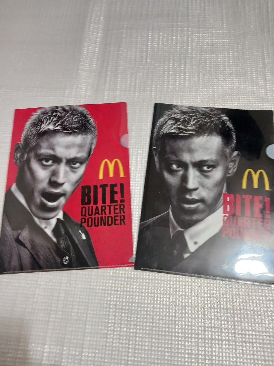 本田圭佑 クリアファイル　マクドナルド　二枚セット