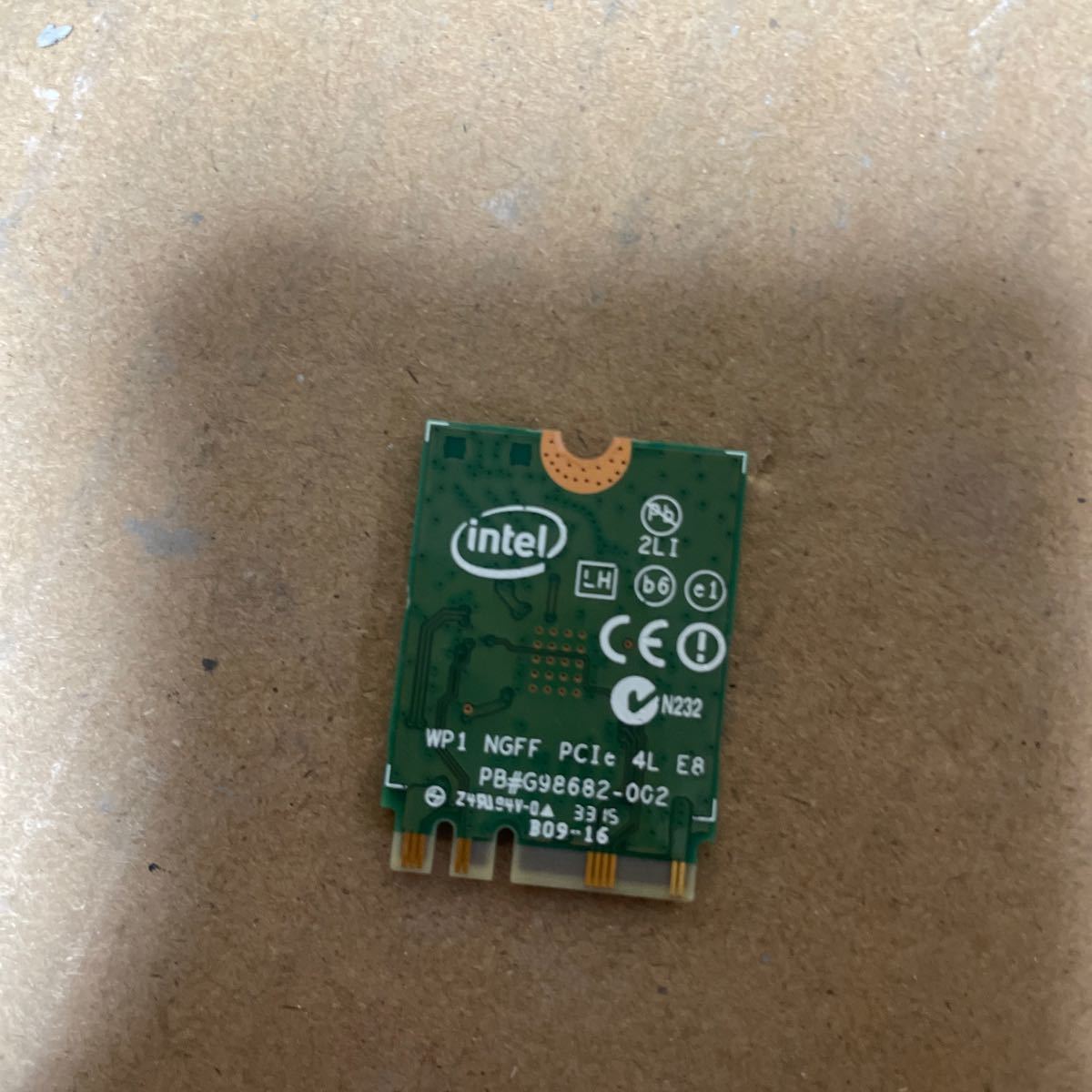 （Q3)Intel Dual Band Wireless-AC 3160 無線LANカード 3160NGWの画像2