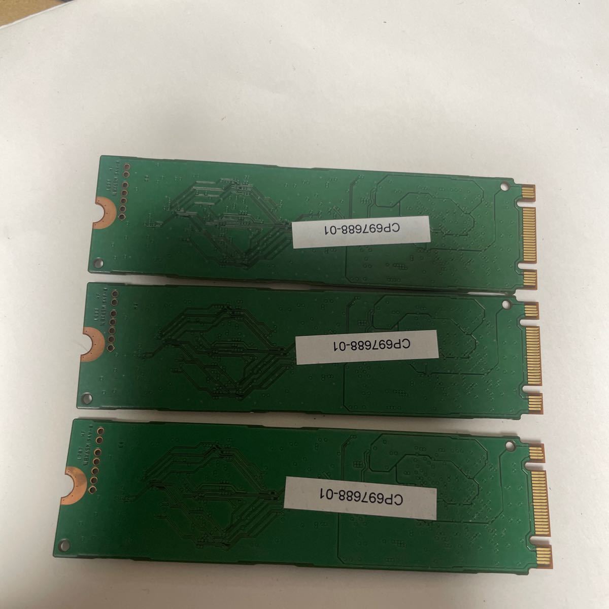 (31A)SAMSUNG MZ-NTY1280 M.2 SSD 中古動作品3枚セット_画像3