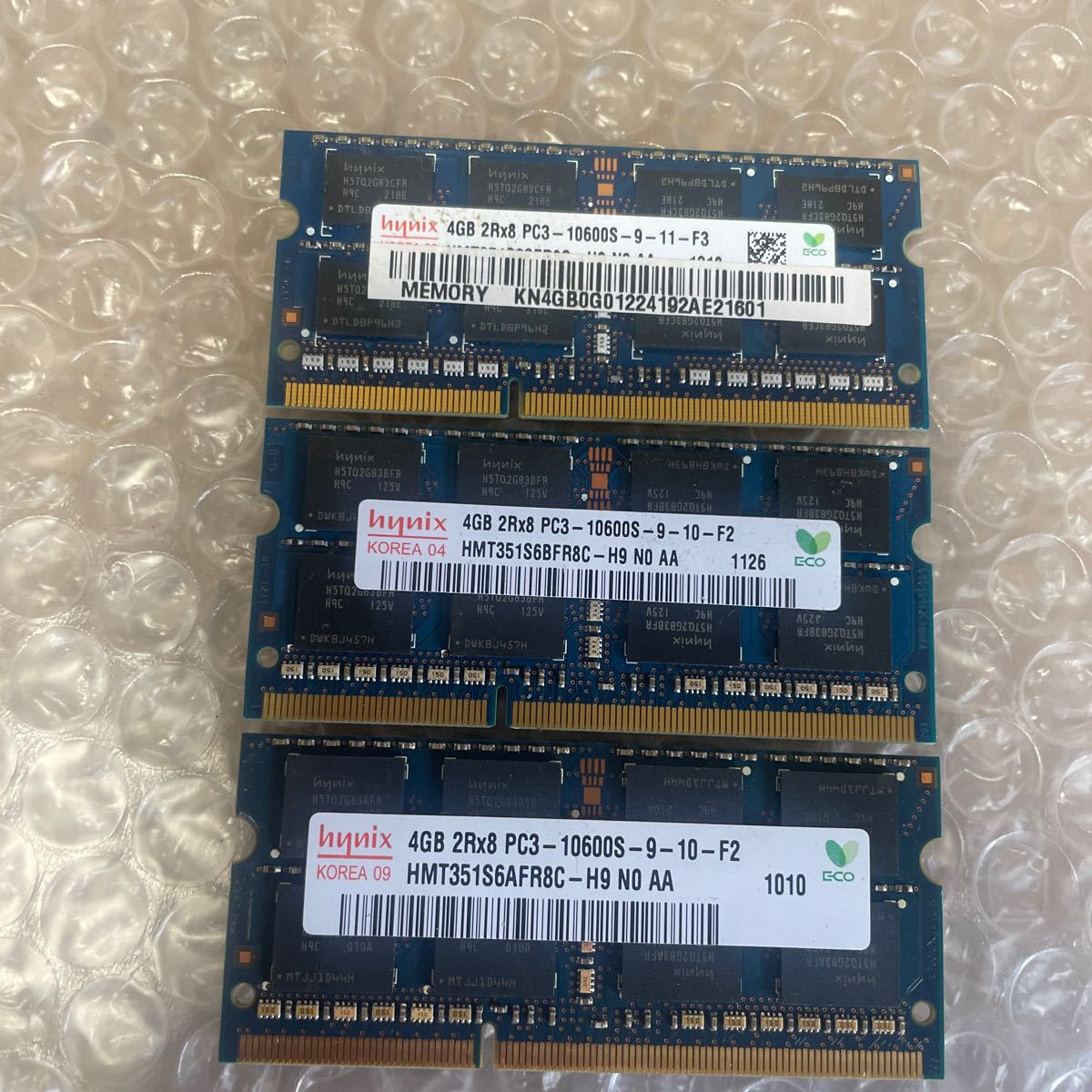 HYNIX 2Rx8 PC3-10600S 4GB 3 pieces set 