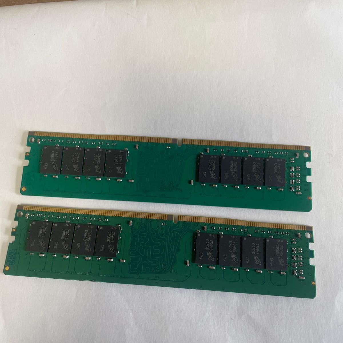 (90D)Crucial デスクトップ用DDR4メモリ 16GB×2枚（計32GB）PC4-19200(DDR4-2400)【中古動作品】_画像3