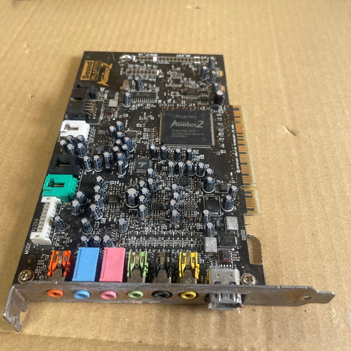 （V-6）Sound Blaster Audigy2 SB0350 PCIサウンド/_画像2