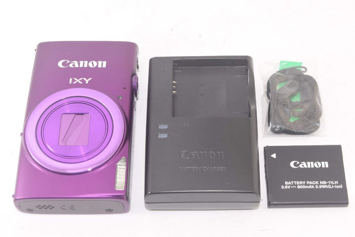 ★美品★ Canon キャノン IXY 630 パープル コンパクトデジタルカメラ 2402092_画像1