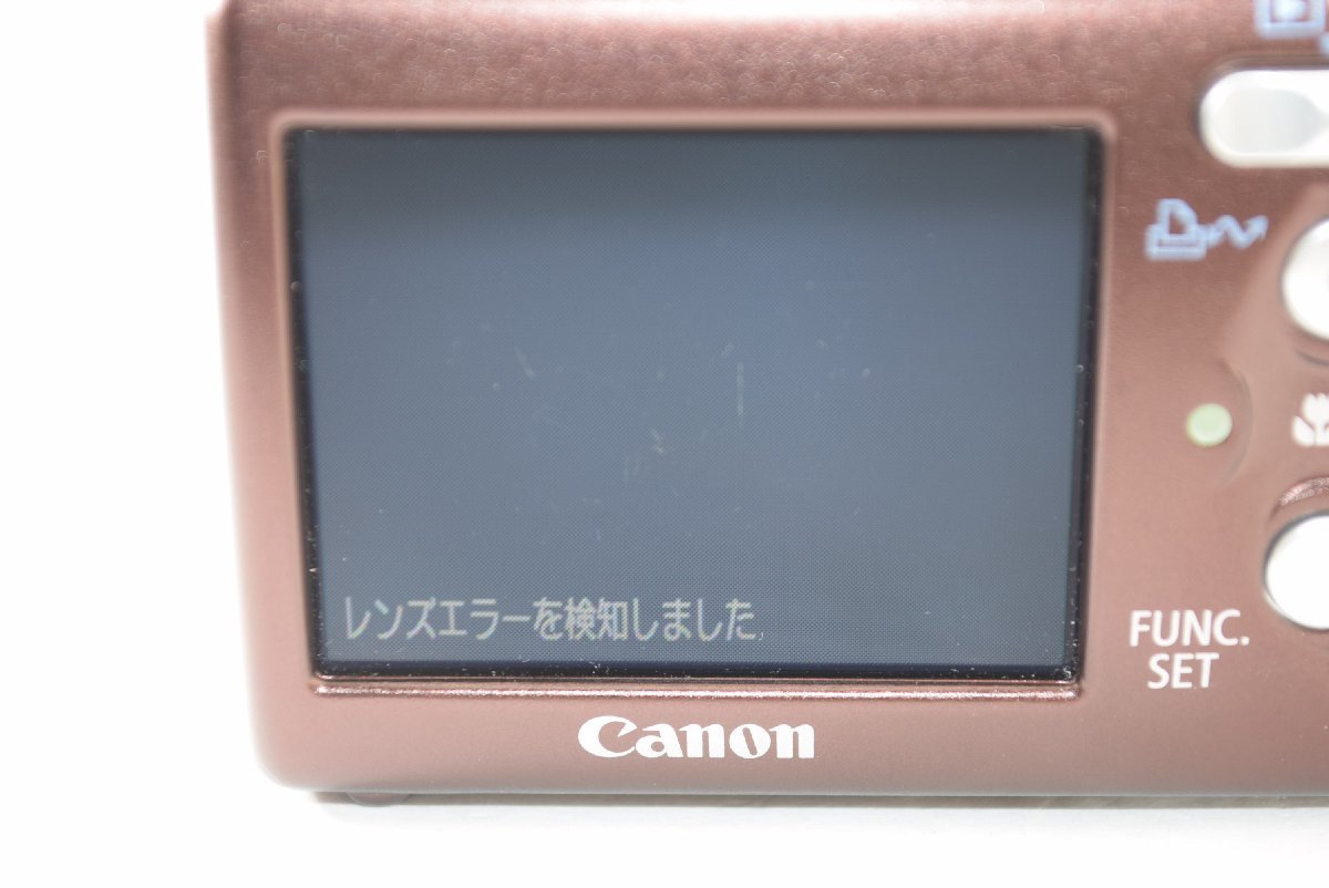 ★ジャンク品★ Canon キャノン IXY DIGITAL L4 トワイライトセピア コンパクトデジタルカメラ J2402088_画像10