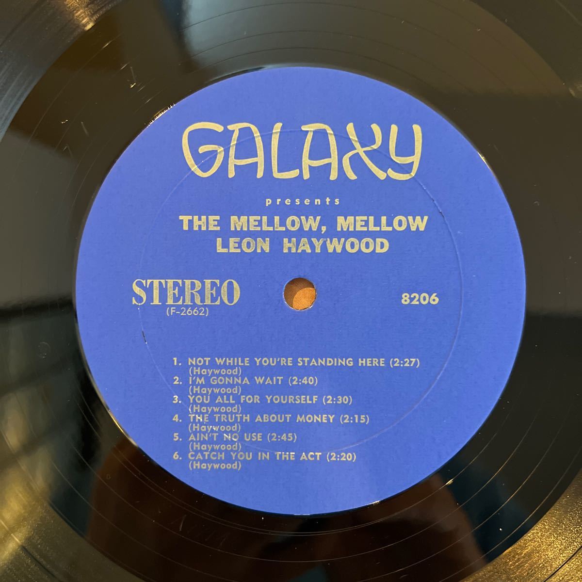 【レア！US ORIG LP】レオンヘイウッド-THE MELLOW MELLOW LEON HAYWOOD/ファースト_画像4