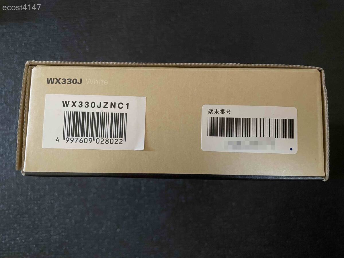 ★☆開封未使用☆日本無線 WILLCOM WX330J White W-VPN対応☆★_画像2